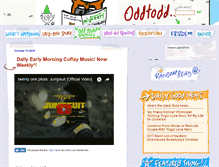 Tablet Screenshot of oddtodd.com